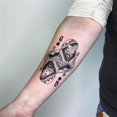 Meaning of Queen of Spades Tattoo : r/tattooadvice